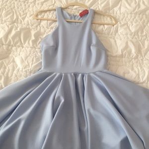 Akira Chicago Red Label Light Blue Dress